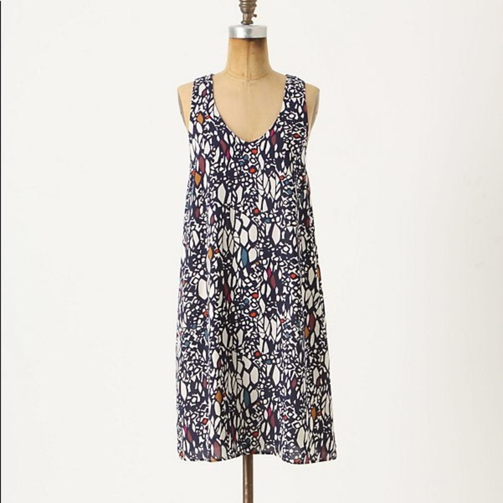 Anthropologie Chroma Mosaic Dress